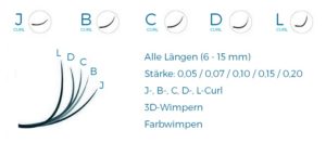 Wimpernverlängerung-Curl